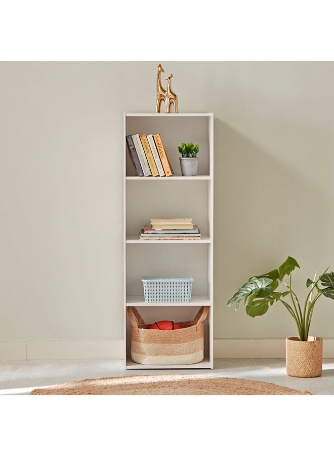 Home Box Vanilla Junior 4-Tier Bookcase 29 x 118 x 41 cm - Image 2